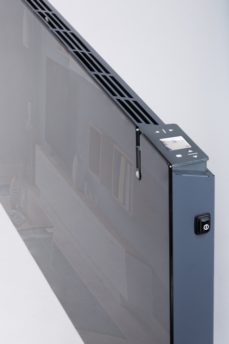 Panou radiant electric din sticlă Radialight Dual Therm AETHEREA - Sticlă neagră