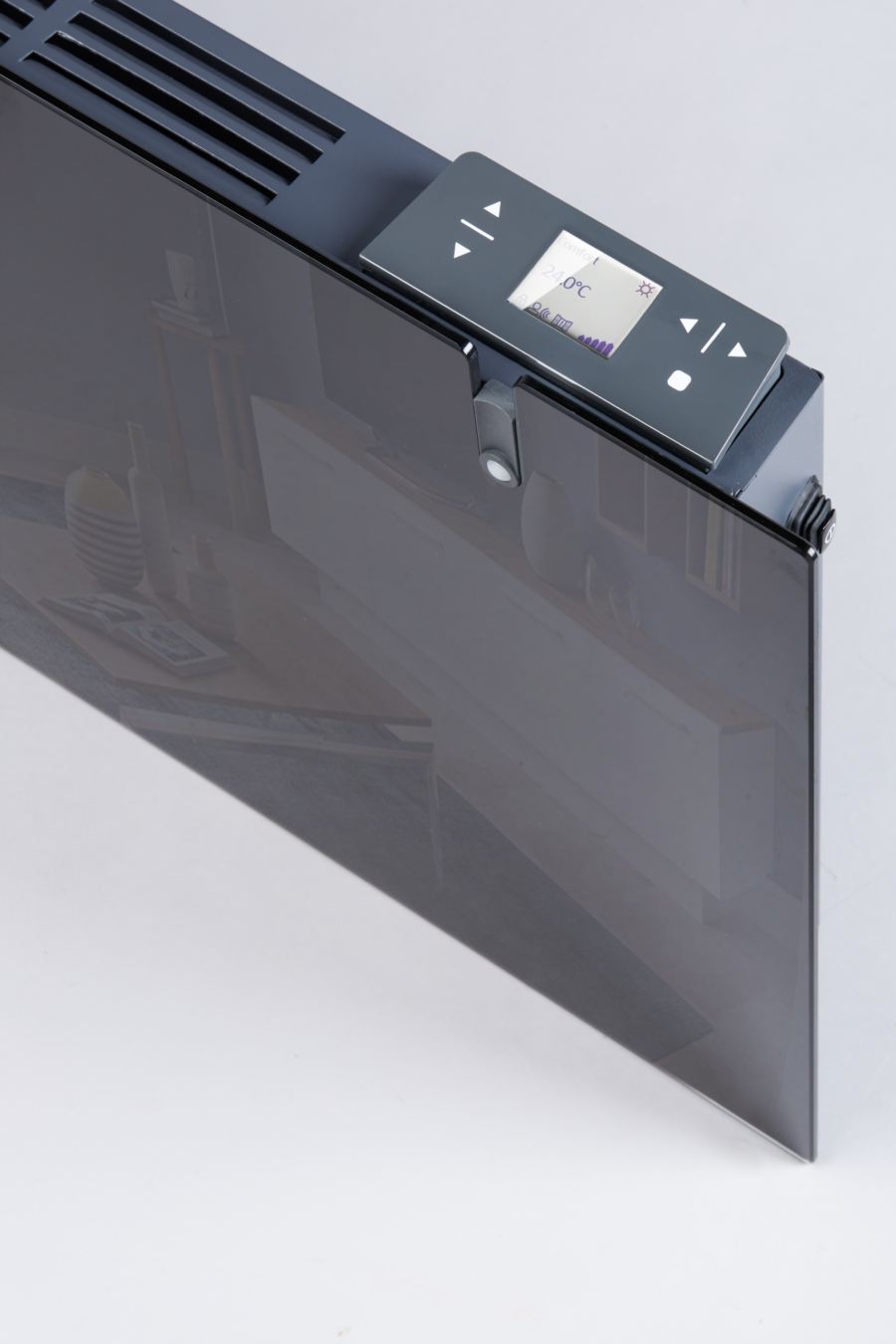 Panou radiant electric din sticlă Radialight Dual Therm AETHEREA - Sticlă neagră