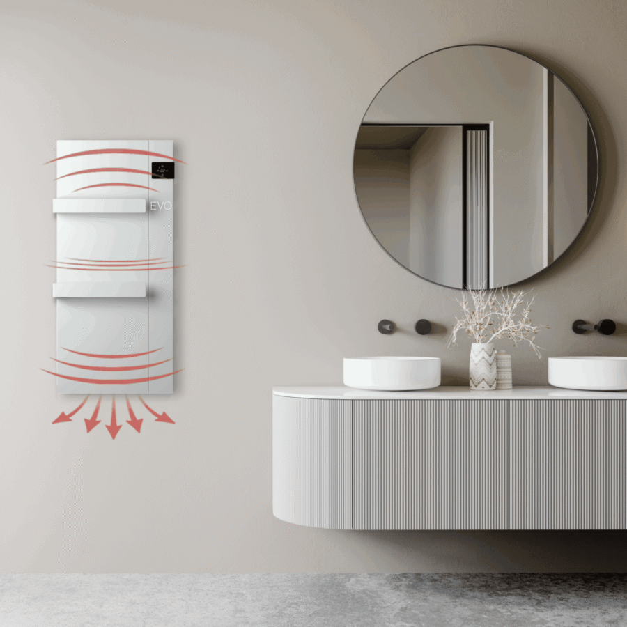 Panou radiant pentru baie, Radialight Dual Therm ONSEN EVO 1000W - Două culori