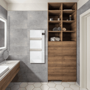 Radiator pentru baie din STICLĂ - Radialight Dual Therm SILK 750W