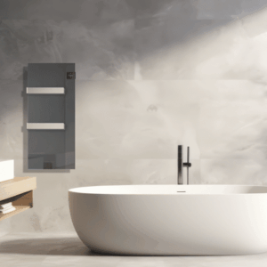 Radiator pentru baie din STICLĂ - Radialight Dual Therm Silk EVO 1000W