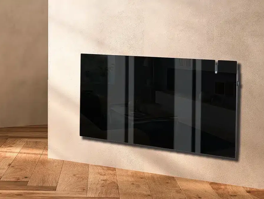 Panou radiant electric din sticlă Radialight Dual Therm AETHEREA - Sticlă neagră