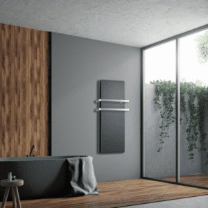 icon-vertical-electric-radiator-in-situ-grey Radialight ICON - Kit bare uscat prosoape